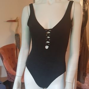 Black One Piece Swimsuit Size XS ☆